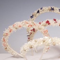 Diadema Luna Flor Preservada