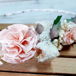 Diadema Niña con Claveles