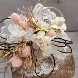 Diadema Niña de Hortensia y Tulipán