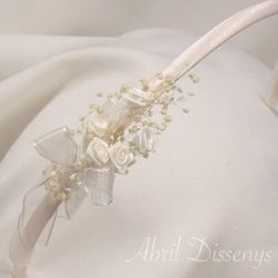 Diadema Niña Rosas Mañicas