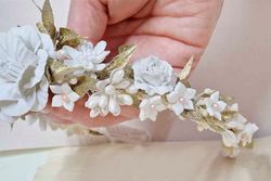 Diadema Tiara Perlada