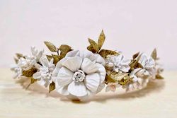 Diadema Tiara Perlada