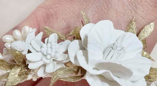 Diadema Tiara Perlada