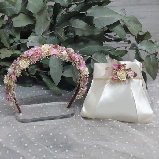 Diadema y Bolso Sonia
