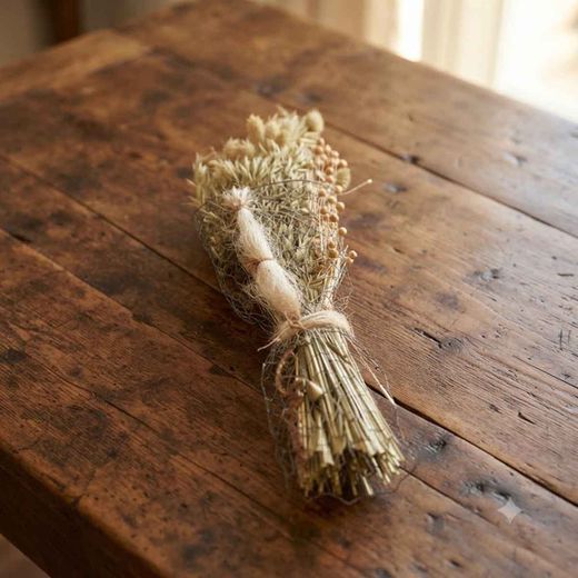Ramo Decorativo Pared Flores Secas Laia