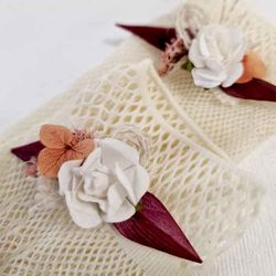 Guantes Niña con Flores