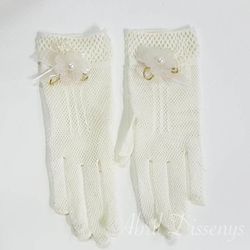Guantes Perla y Flor Glasse