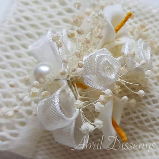 Guantes Ramillete de Flores Sandra