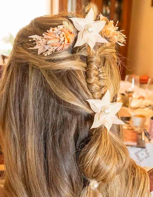 Estrella de Pétalos con Horquilla