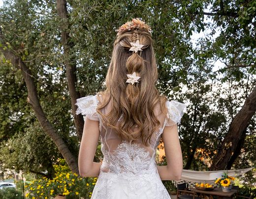 Estrella de Pétalos con Horquilla