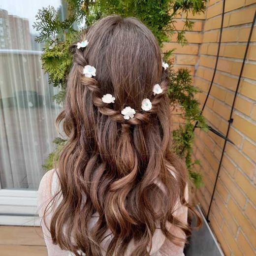 Horquillas con Flor Inés 5 Unid