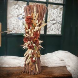 Mimbres con Flor Preservada Otoñal
