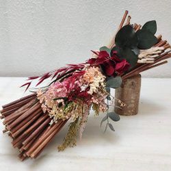 Mimbres con Flor Preservada Otoñal