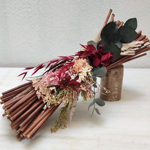 Mimbres con Flor Preservada Otoñal