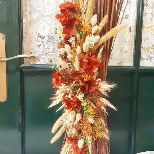 Mimbres con Flor Preservada Otoñal