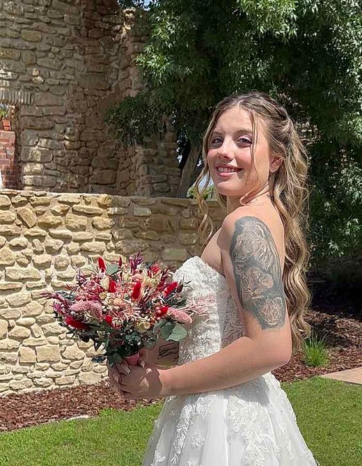 Pack de Boda Ramo Corona y Botonier