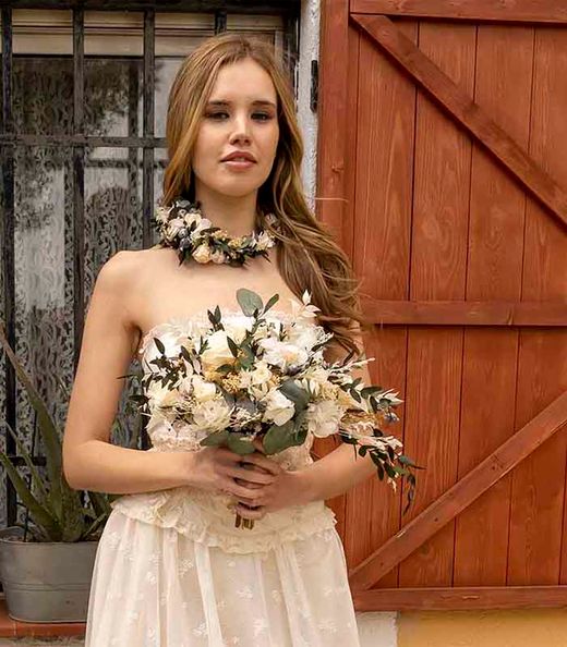 Pack Ramo Gota y Tocado Edurne