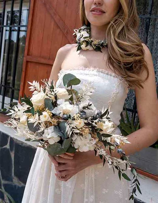 Pack Ramo Gota y Tocado Edurne