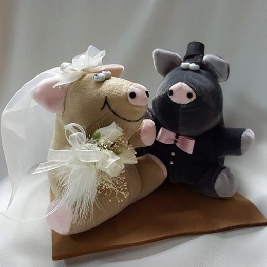 Parejas de Animales Peluches Novios