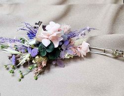 Pasador con Flores Lilas