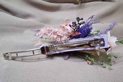 Pasador con Flores Lilas