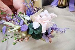 Pasador con Flores Lilas