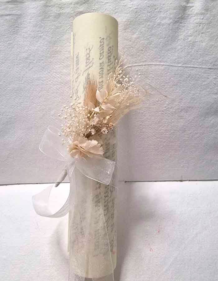 Pergamino con Poema Listo para Regalar A3 (29.7cm X 42cm)