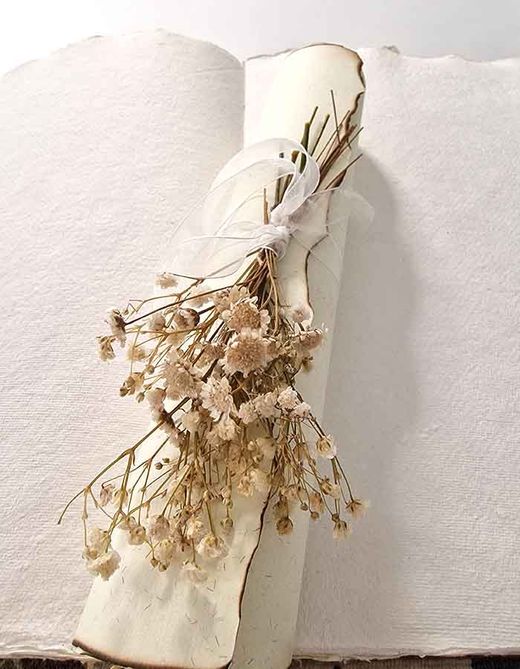 Pergamino con Poesía para Entregar