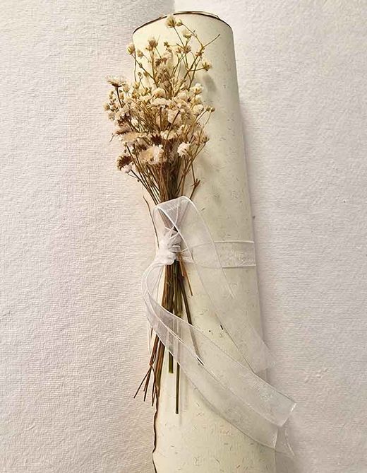 Pergamino con Poesía para Entregar