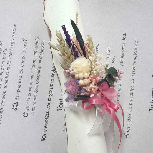 Pergamino con Poesía Personalizada A3