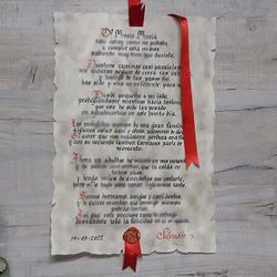 Pergamino Escrito a Mano