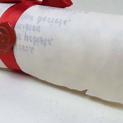 Pergamino Escrito a Mano