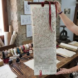 Pergaminos de gran Tamaño Escritos A Mano