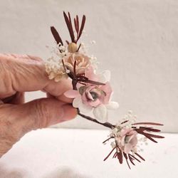 Pin de Flor Peonía para el Pelo