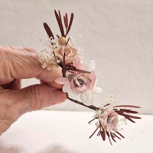 Pin de Flor Peonía para el Pelo