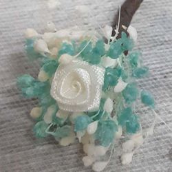 Pin de Pelo Flor Natural 5 Unid