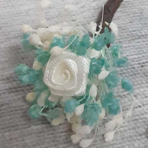 Pin de Pelo Flor Natural 5 Unid