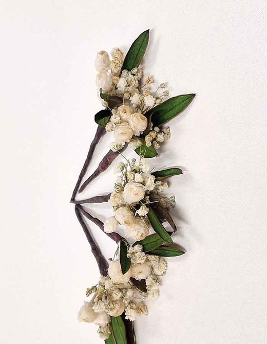 Pin Pelo Olivo Flor de la Paz