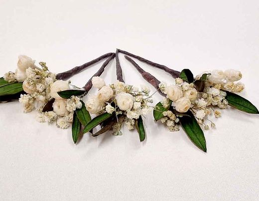 Pin Pelo Olivo Flor de la Paz