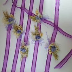 Pulsera de Claveles con Cinta