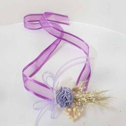 Pulsera de Claveles con Cinta