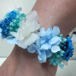 Pulsera de Hortensia Azul