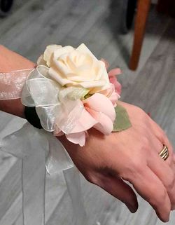 Pulsera Flores Boda con Lazo