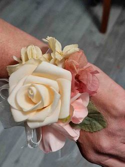 Pulsera Flores Boda con Lazo
