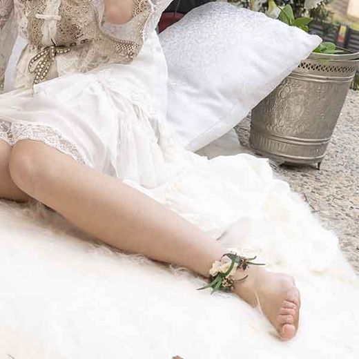 Tobillera de Flores Anna