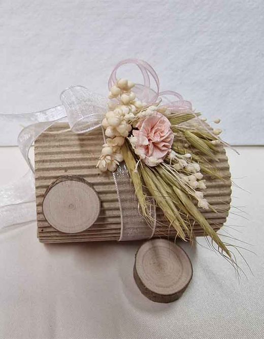 Pulseras Clavel y Flor Seca Invitadas