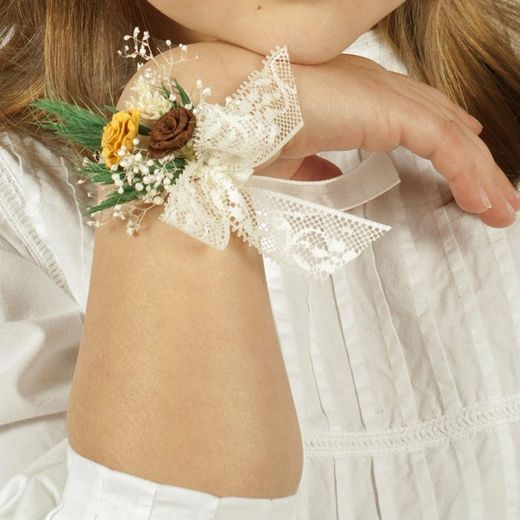 Pulseras Clavel y Flor Seca Invitadas