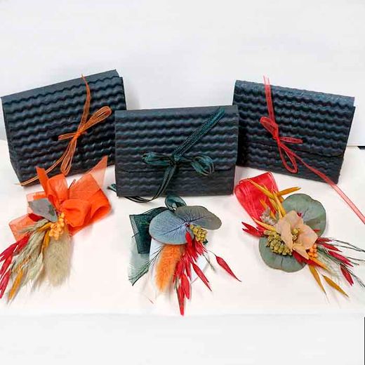 Pulseras Flor con Caja Regalo