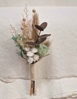 Ramillete de Flores Novio Aguamarina