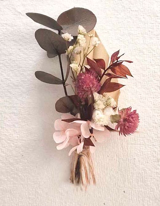 Ramillete de Flores para la Solapa Novio
